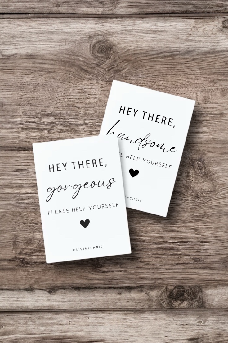 Editable wedding signs bundle